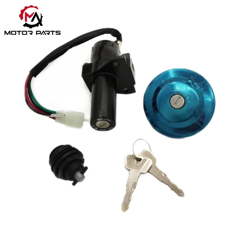 سوئیچ احتراق موتور سیکلت یاماها YBR125 TTR125 قفل درپوش باک سوخت